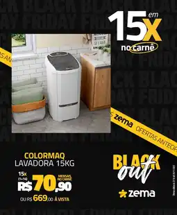 Zema Colormaq lavadora oferta