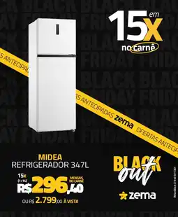 Zema Midea Refrigerador oferta