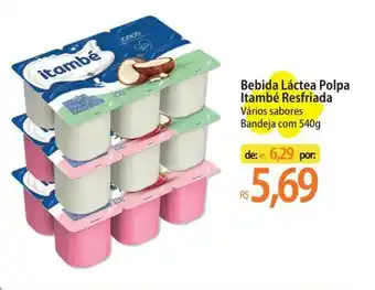 Bebida Láctea Polpa Itambé Resfriada Vários sabores Bandeja