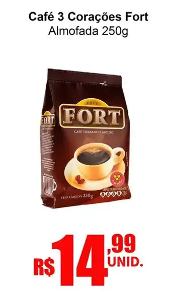 Oriundi Café 3 Corações Fort Almofada oferta