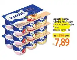 Atacadão logurte Polpa Itambé Resfriado Frutas e Cereais/Polpa Frutas Bandeja oferta