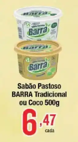 Supermercados Unidos Sabão Pastoso BARRA Tradicional ou Coco oferta
