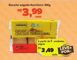 Paulistão Supermercados Biscoito salgado Rancheiro oferta
