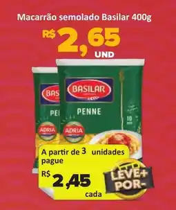 Paulistão Supermercados Macarrão semolado Basilar oferta