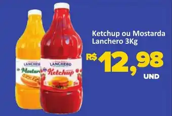 Paulistão Supermercados Ketchup ou Mostarda Lanchero oferta