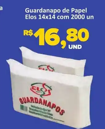 Paulistão Supermercados Guardanapo de Papel Elos oferta