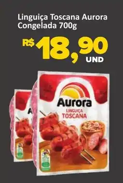 Paulistão Supermercados Linguiça Toscana Aurora Congelada oferta