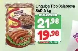 Supermercados Unidos Linguiça Tipo Calabresa SADIA oferta