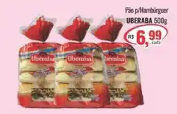 Uberaba Supermercados Pão p/Hambúrguer UBERABA oferta