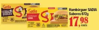 Supermercados Unidos Hambúrguer SADIA Sabores oferta