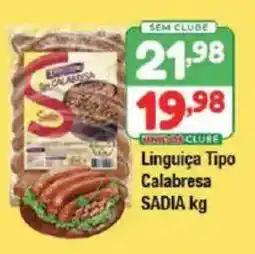 Supermercados Unidos Linguiça Tipo Calabresa SADIA oferta