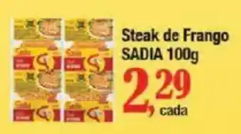 Supermercados Unidos Steak de Frango SADIA oferta
