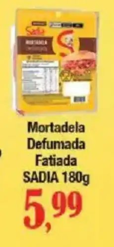 Supermercados Unidos Mortadela Defumada Fatiada SADIA oferta
