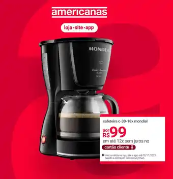 Cafeteira c-30-18x mondial