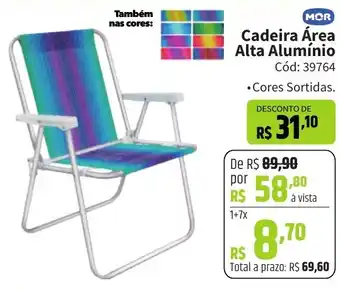 MOR Cadeira Área Alta Alumínio