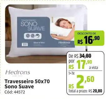 Hedrons Travesseiro 50x70 Sono Suave