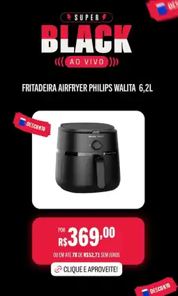 Casas Bahia Fritadeira airfryer philips walita oferta