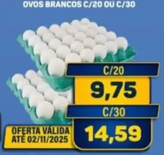 Dom Atacadista Ovos brancos c/30 oferta