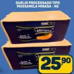 Dom Atacadista Queijo processado tipo mussarela minasa oferta
