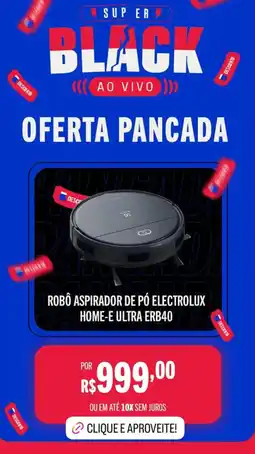 Casas Bahia Robô aspirador de pó electrolux home-e ultra erb40 oferta