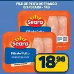 Dom Atacadista Filé de peito de frango bdj seara oferta
