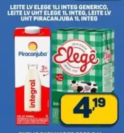 Dom Atacadista Leite lv elege integ generico, leite lv uht elege integ, leite lv uht piracanjuba integ oferta