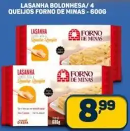 Dom Atacadista Lasanha bolonhesa/4 queijos forno de minas oferta