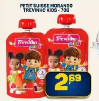 Dom Atacadista Petit suisse morango trevinho kids oferta