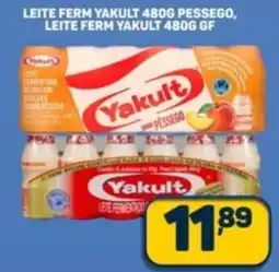 Dom Atacadista Leite ferm yakult pessego, leite ferm yakult gf oferta