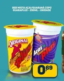 Dom Atacadista Beb mista açai/guarana copo guaraplus unidade oferta