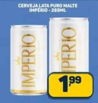 Dom Atacadista Cerveja lata puro malte império oferta