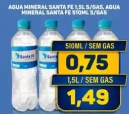 Dom Atacadista Agua mineral santa fe 510ml s/gas oferta