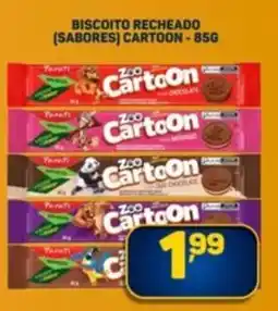 Dom Atacadista Biscoito recheado (sabores) cartoon oferta