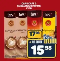 Dom Atacadista Caps cafe 3 coracoes oferta