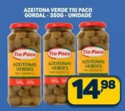 Dom Atacadista Azeitona verde tio paco gordal unidade oferta