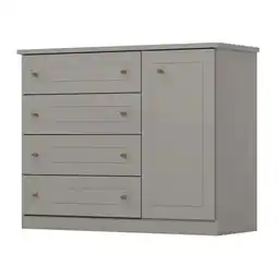 Benoit Cômoda Henn D715-131 1 Porta 4 Gavetas 101x126,5x51cm oferta