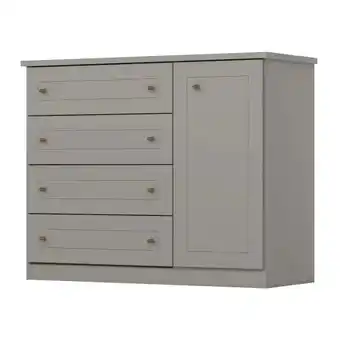 Benoit Cômoda Henn D715-131 1 Porta 4 Gavetas 101x126,5x51cm oferta