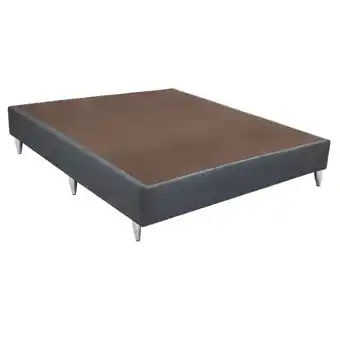 Benoit Base box Casal Ortobom Petrus Camurca 100% Poliester 1,88x1,38x0,28 oferta