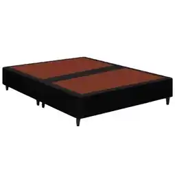 Benoit Base Box Para Colchão Queen Ortobom Sommier Pop Tecido 100% Poliéster 158x198x23cm oferta