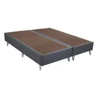 Benoit Base Box King Ortobom Petrus Camurça 30x193x203cm oferta