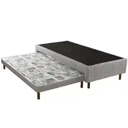 Benoit Conjunto Box Com Cama Auxiliar Solteiro Kappesberg CBCOL-094 oferta