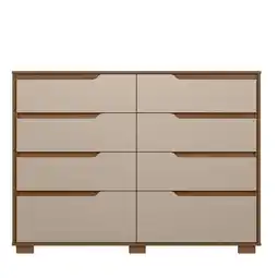 Benoit Cômoda Moval Georgia 047043 8 Gavetas 108x147x47cm oferta