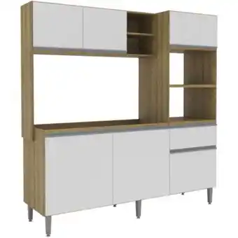 Benoit Cozinha Completa Compacta Benoá 2487 Forno e Micro-Ondas 186,3x181,5x50,5cm oferta