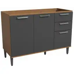 Benoit Balcão de Pia Kappesberg T722 2 Portas 3 Gavetas MDP 120cm oferta