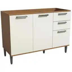 Benoit Balcão de Pia Kappesberg T722 2 Portas 3 Gavetas MDP 120cm oferta