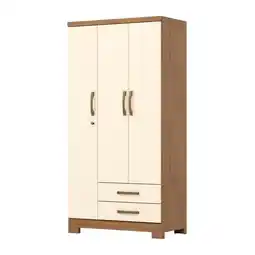 Benoit Guarda Roupa / Roupeiro Henn DA133 3 Portas 2 Gavetas 180x91x46,5cm oferta