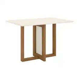 Benoit Mesa de Jantar Henn SC75-127 Natalí Tampo MDF Com Cantos Retos 120cm oferta