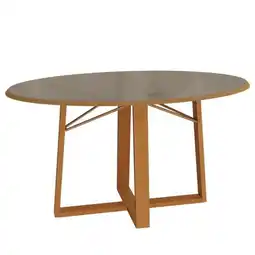 Benoit Mesa de Jantar Kappesberg CSJ064CA-FRV4 Madeira Com Tampo Oval 80x180x105cm oferta