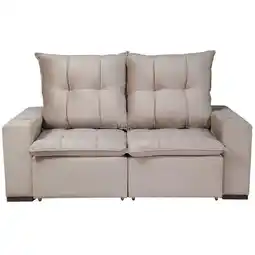 Benoit Sofá Estofado Bressiani Atena 3 Lugares Espuma D23 185cm oferta