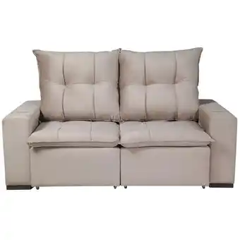 Benoit Sofá Estofado Bressiani Atena 3 Lugares Espuma D23 185cm oferta